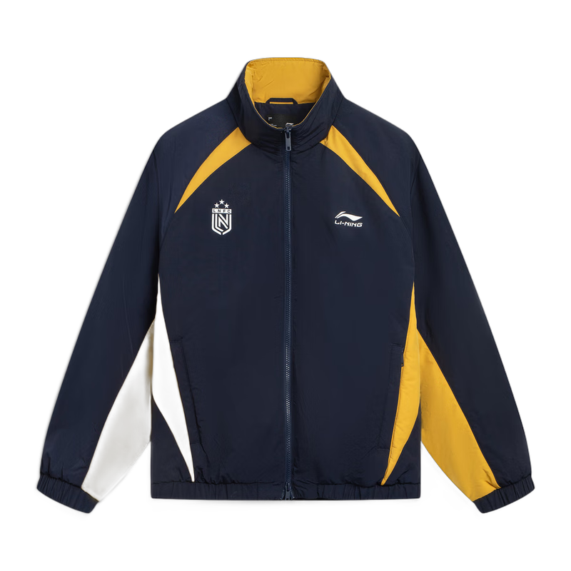 李宁防风防泼水棉夹克男女同款新款时尚百搭运动外套AJMV255