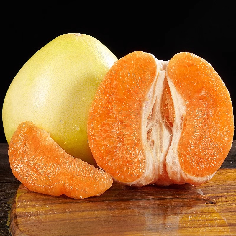 泓瀚黄心柚子正宗四川黄肉蜜柚多汁当季新鲜黄金柚子现摘整箱水果送礼 精选大果9-10斤装【净重9斤装】