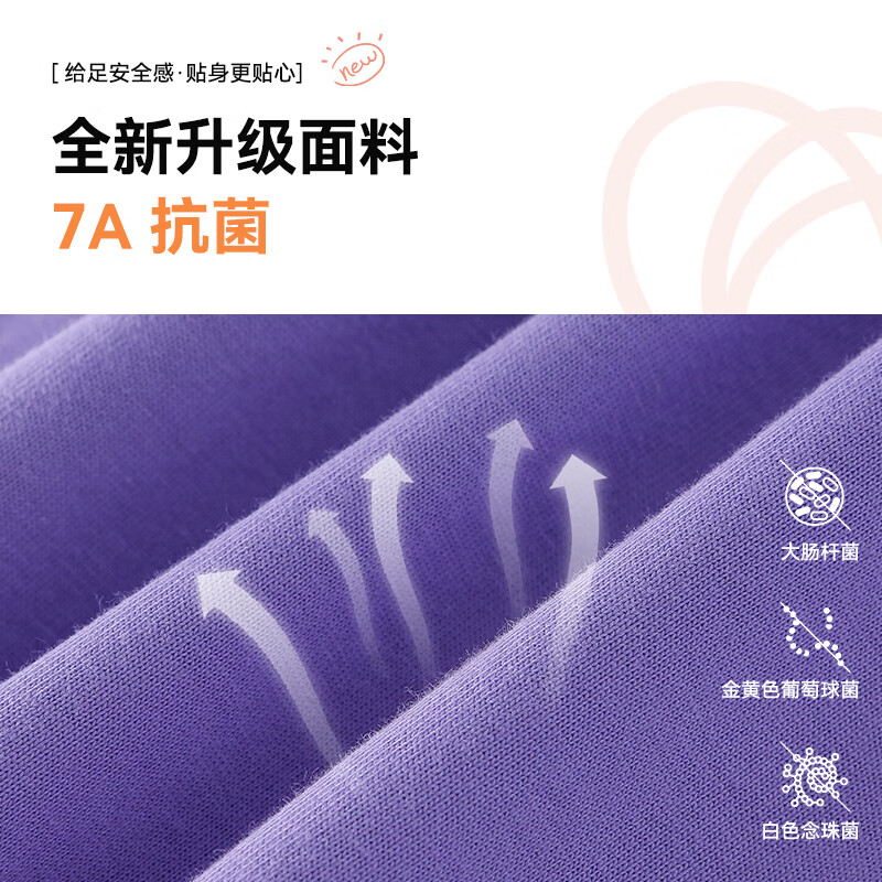 棉花堂(cottontown)【100%棉】棉花堂儿童假两件长袖T恤秋装纯棉春秋童装宝宝打底衫 活力紫 90 90/52