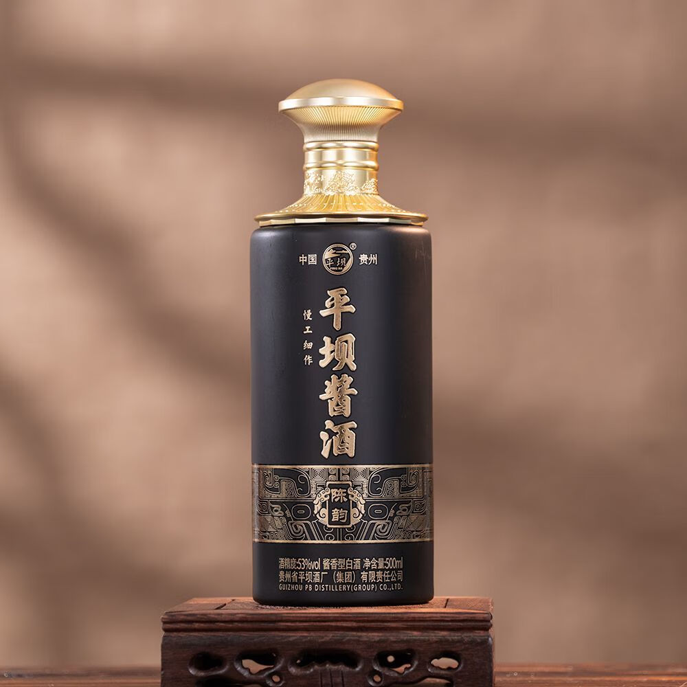 平坝窖酒 贵州酱香型白酒53度500ml粮食酒 年货节送礼 53度 500mL 6瓶 陈韵 整箱装