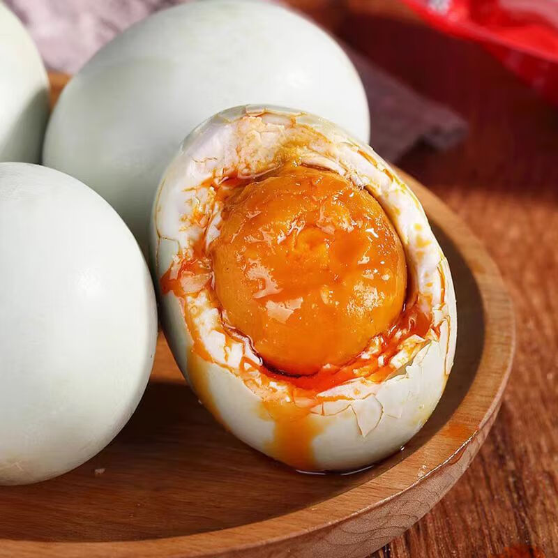 晨誠正宗即食海鴨蛋咸蛋一咸鴨蛋流油熟咸蛋流油海鴨蛋批發(fā)新鮮海 10枚50克海鴨蛋