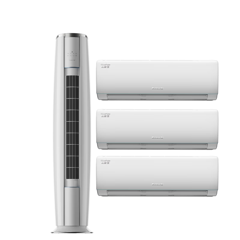 格力（GREE）【空调套装】新一级能效 变频自清洁家用卧室空调套装【三室一厅】 1.5匹云锦Ⅲ*3+3匹云锦Ⅲ*1