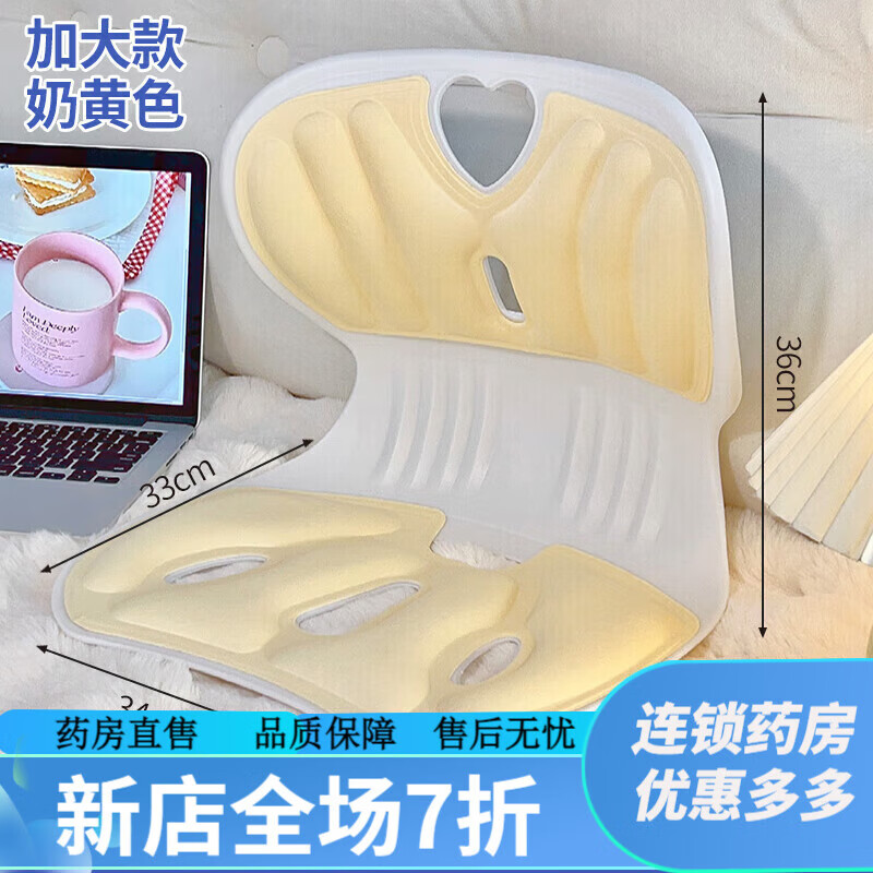通用护腰坐垫 床上椅子护腰坐姿椅护腰座椅懒人沙发地上榻榻米座椅神 体验款【缓解腰部疲劳】脊柱器