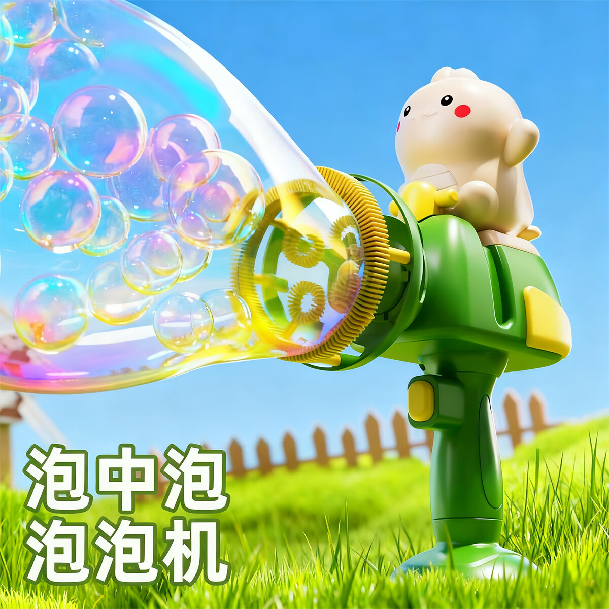 索迪吹泡泡机枪棒婴儿童玩具男女孩电动手持全自动婚礼3-6岁生日礼物