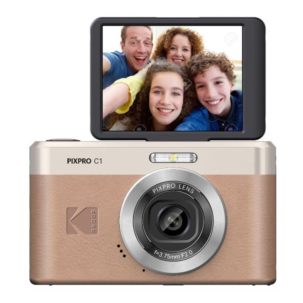 KODAK 柯达 Pixpro C1 超紧凑数码相机  1300 万像素 BSI CMOS 4