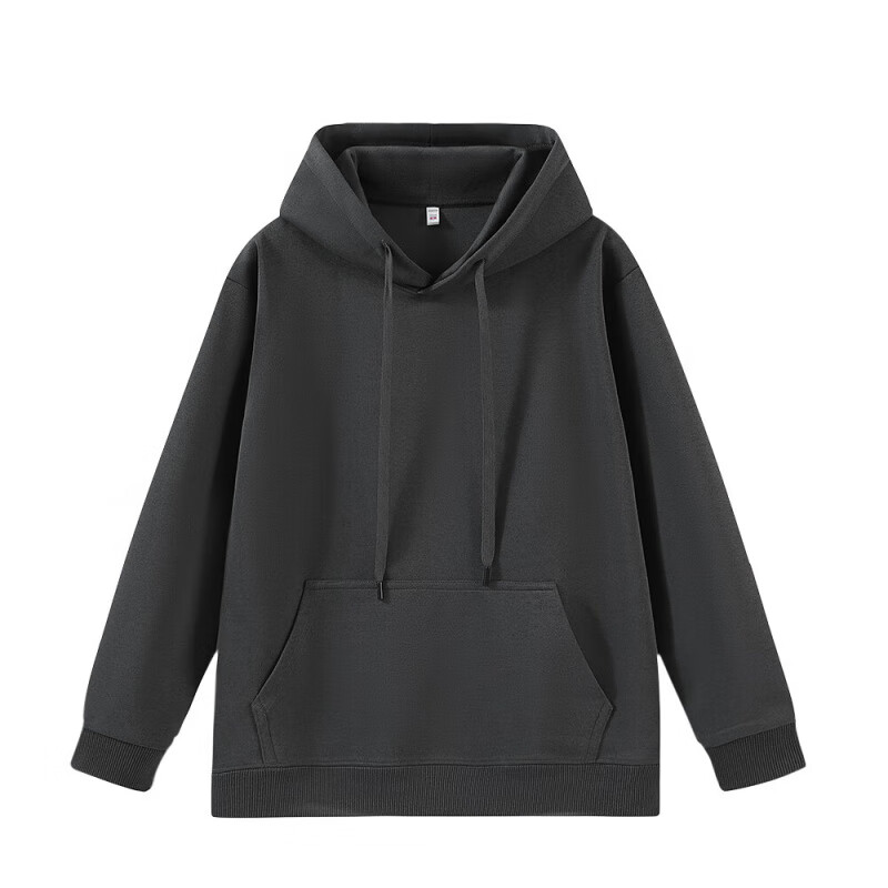 凡客诚品（VANCL）官方店连帽卫衣男秋季休闲运动长袖上衣外套 铁灰 XL