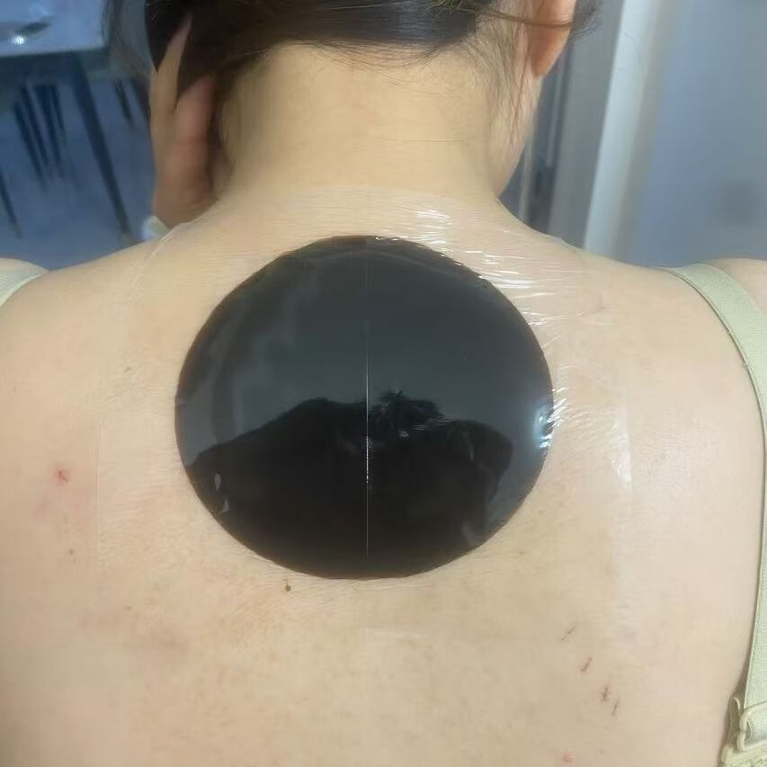 老黑膏药防水型PU膜手工熬制颈肩腰腿膝盖腱鞘炎护腕关节疼痛贴膏 老黑膏14*14 10贴装