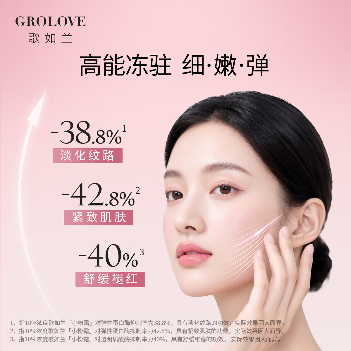 歌如兰水光玻色因胜肽保湿面霜抗皱紧致抗衰老面霜补水保湿抗皱紧致面霜 55g 1瓶【首页加入会员领券】