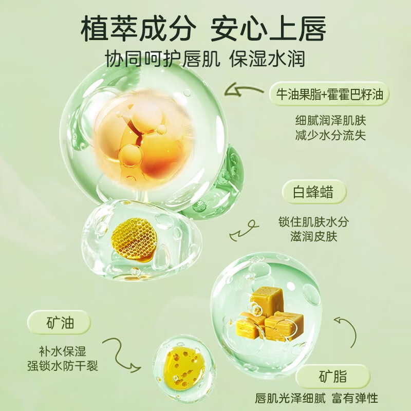 ehmznv凡士林润唇膏嘴唇死皮干裂脱皮保湿滋润无色淡化唇纹唇膜学生男女 凡士林润唇膏x3支