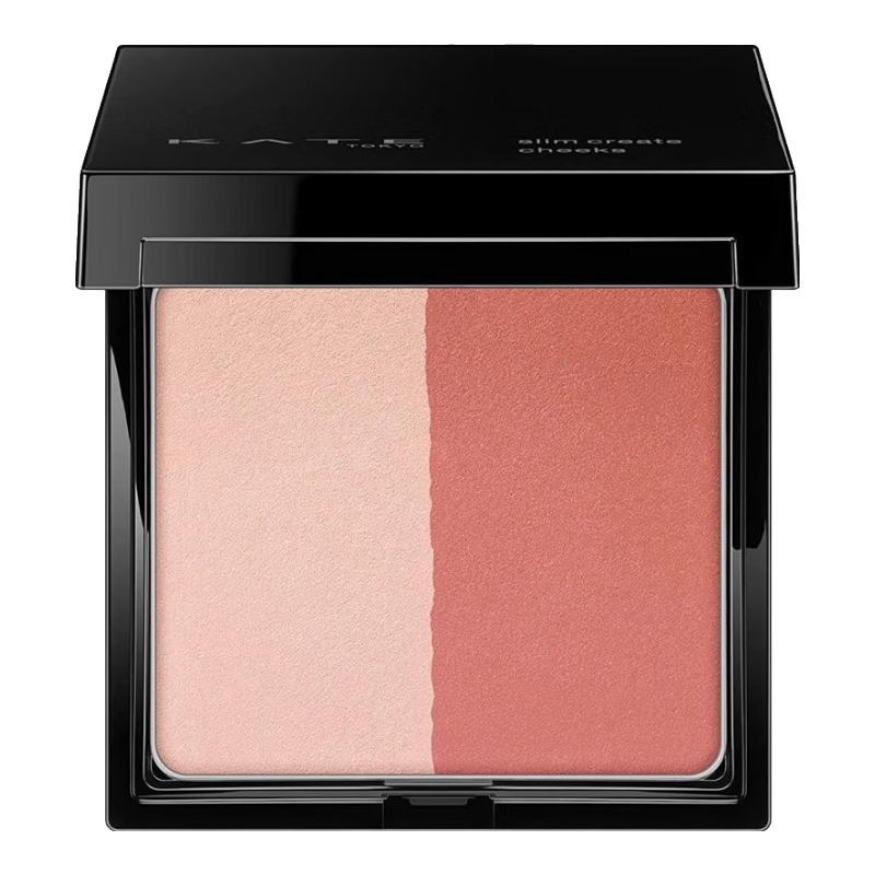 凱朵（KATE）【日本直郵】零瑕肌密遮瑕 彩色修容塑顏棒陰影修容 腮紅濃淡色澤6.4gRD-1珊瑚紅色系 雙色