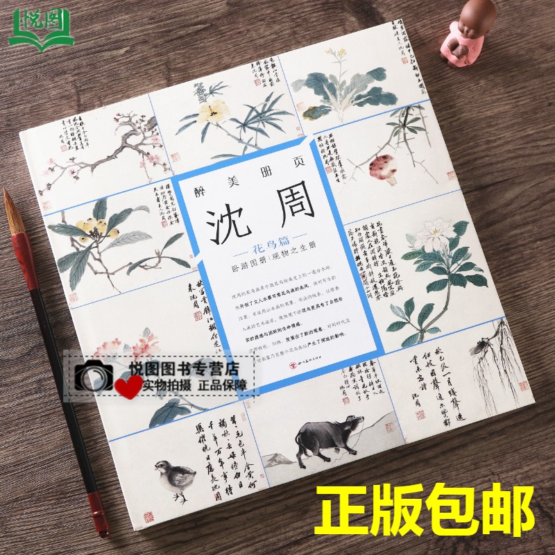 沈周花鸟画集 醉美册页 花鸟篇 卧游图册 观物之生册 国画作品集 四川美术