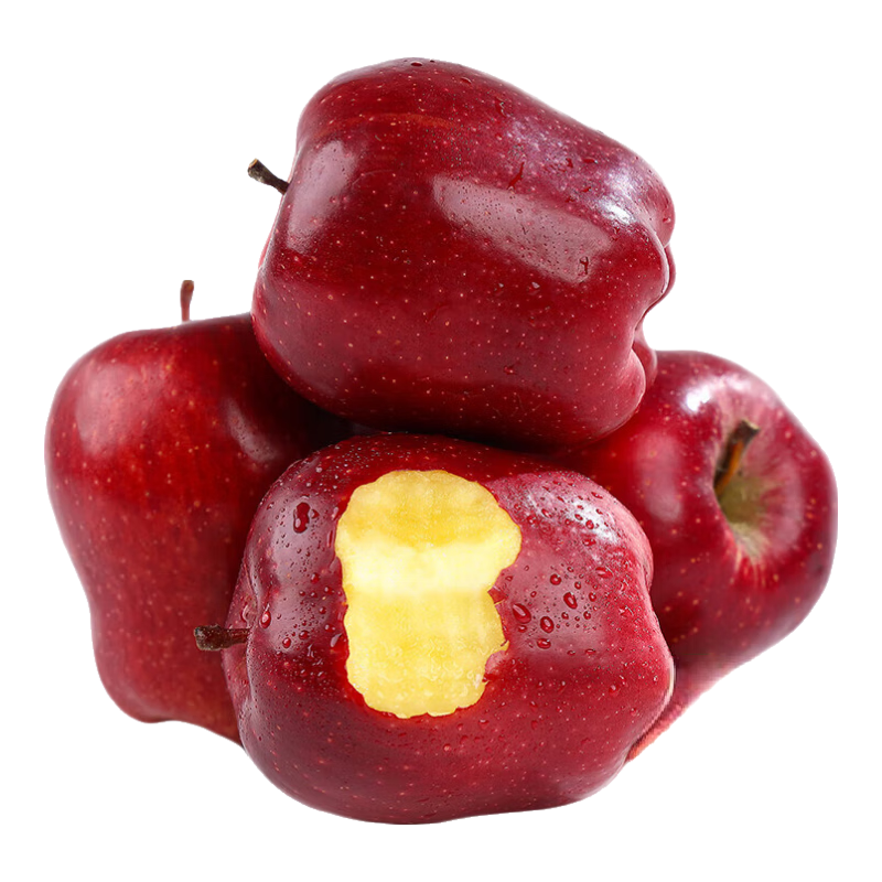 春福乐花牛苹果【脆粉两吃】甘肃天水花牛苹果蛇果当季新鲜水果宝宝辅食 5斤甄选装【香甜脆糯】净重4.5斤