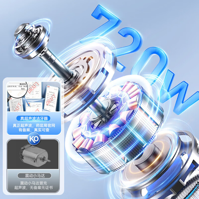RASW德国牙结石去除器真超声波洁牙器洗牙仪可视化冲牙器礼物电动剔牙神器小家电清除牙垢工具烟渍清除 【可视白】五档+1500万像素+紫光杀菌 德国品牌 超清可视 精准清洁