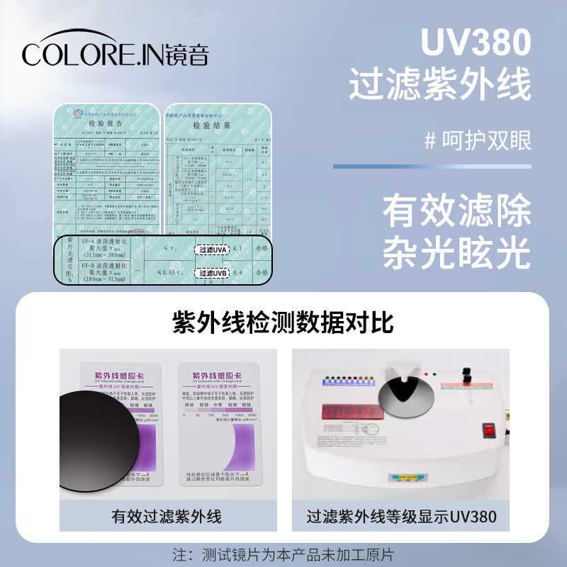 colore.in墨镜女款防晒防紫外线偏光太阳镜高级感方圆脸显脸小开车驾驶眼镜 Jacki-黑框灰片【百搭爆款+防紫外线】店长推荐