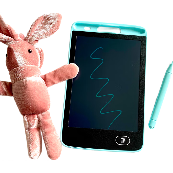 6.5英寸LCD液晶画板手写板儿童绘画板鞋子涂鸦电子画板一键清除锁定 颜色随机 6.5英寸30