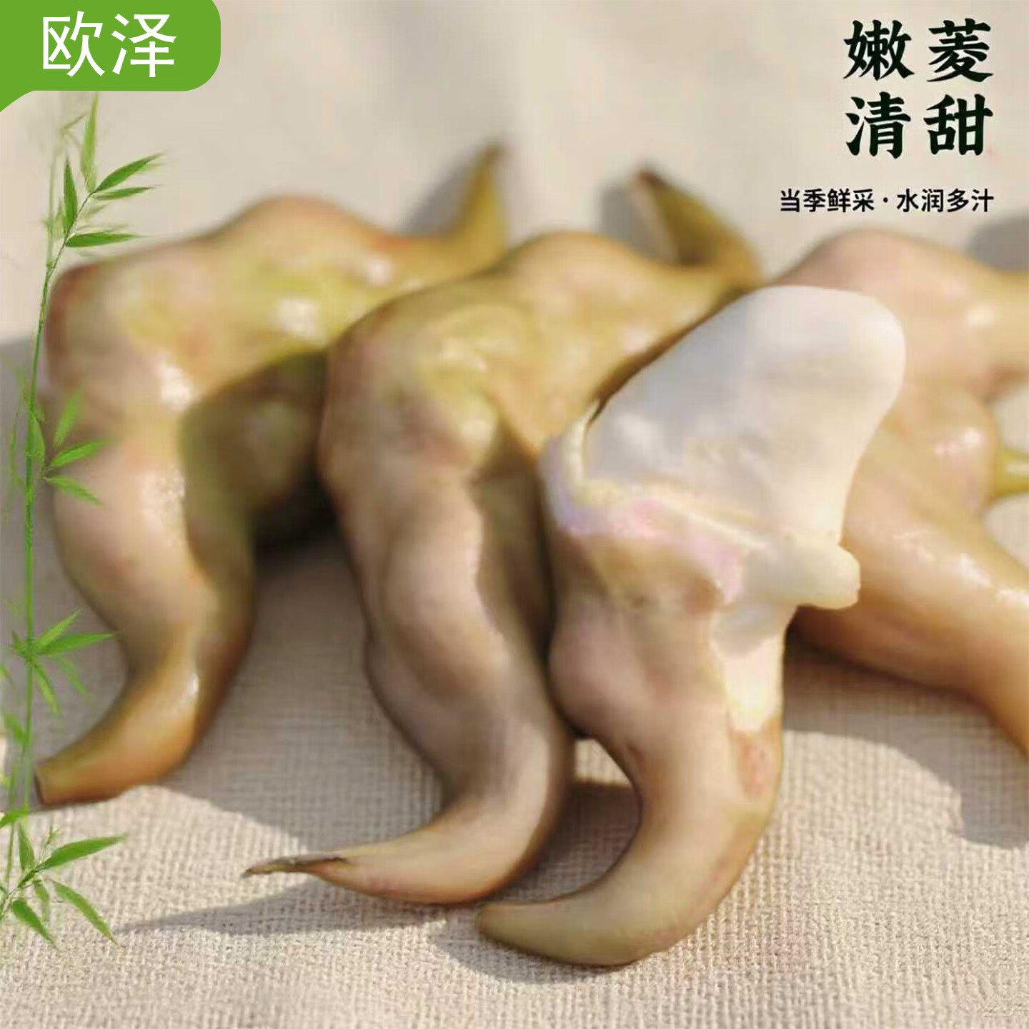 洪湖新鲜菱角清香入味欧泽老菱角煲汤老菱角黑菱角现摘湖北特产 洪湖老菱角 软糯香甜 3斤 菱角皮脆肉美,蒸煮后剥壳食用,亦可熬粥食菱角
