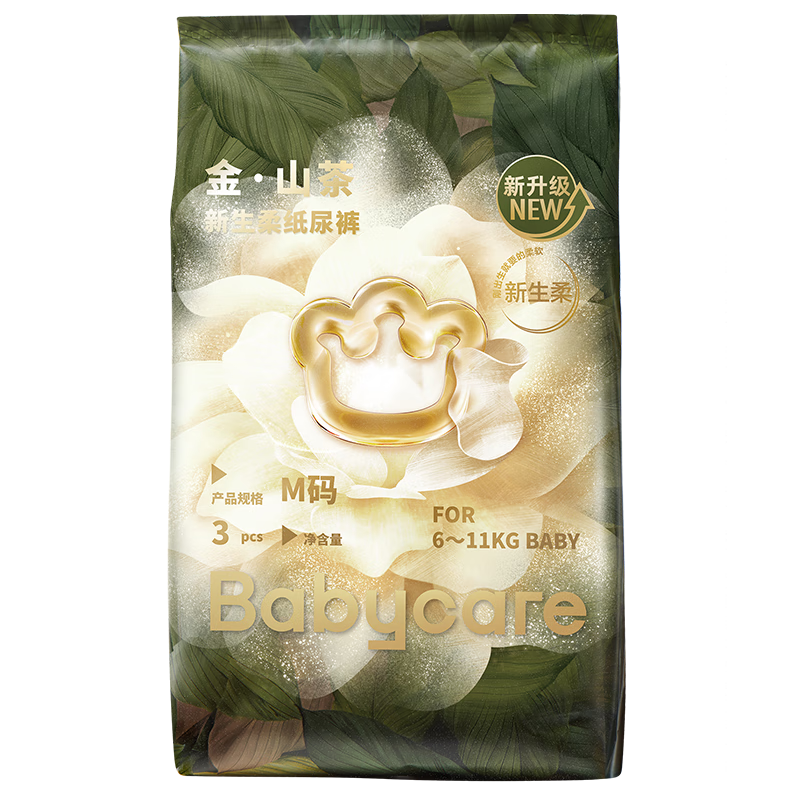 babycare ��ɽ�� M�� ֽ��� 3Ƭ 3.9Ԫ