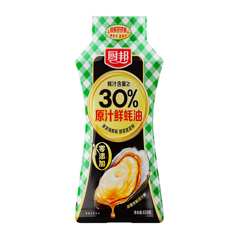 廚邦零添加原汁鮮蠔油650g擠擠裝 650g_(1瓶)