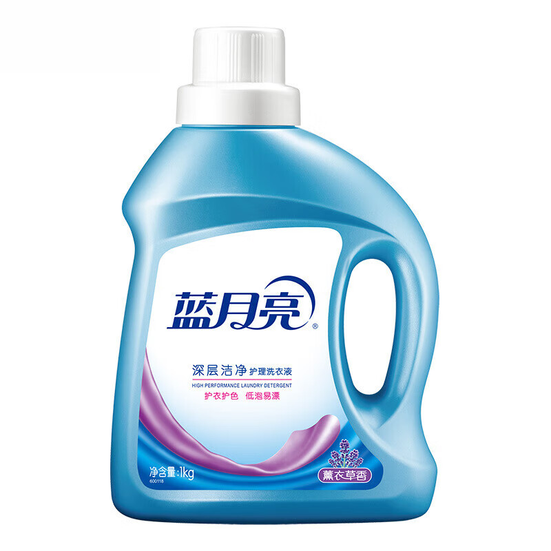 甄选洗衣液1kg瓶装深层洁净薰衣草香厂家洗衣液 1kg*蓝月亮薰衣草洁净洗衣液 1瓶