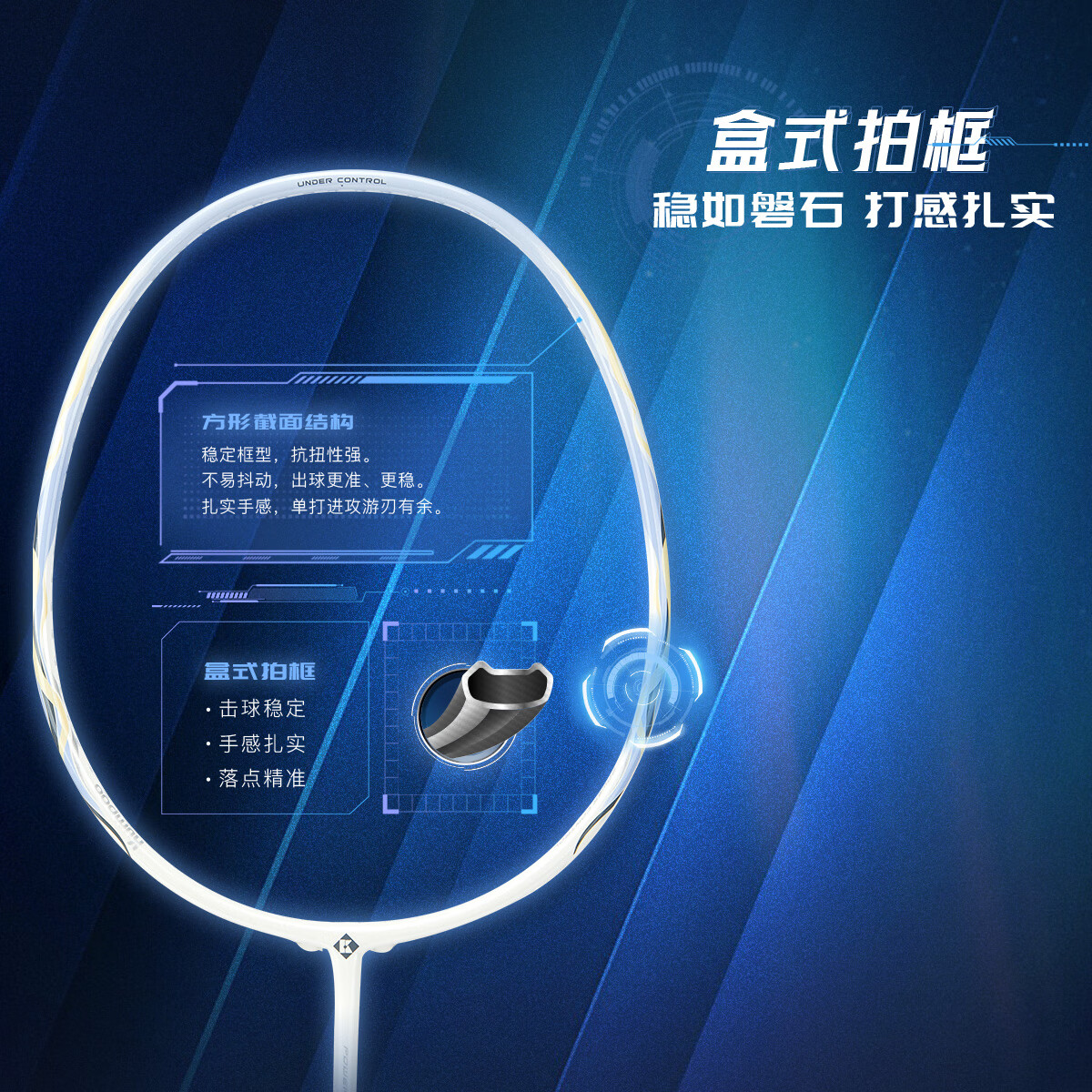 薰风（KUMPOO）2025新款羽毛球拍碳素纤维超轻回弹专业比赛全能型单拍熏风YT200 对拍 白紫+白蓝 成品拍