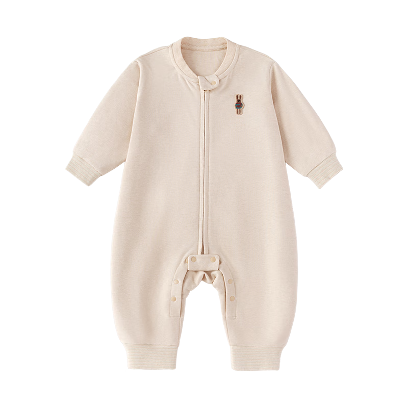 babylove嬰幼兒分腿睡袋四季通用彩棉男女寶寶純棉睡衣防踢被睡覺神器