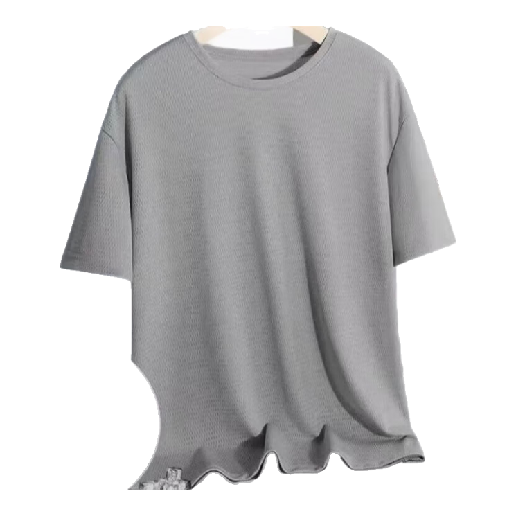 ��˿�ٸ�t����ʿ��������ļ��˶�͸�����������������·�SJ ǳ��ɫ 2XL