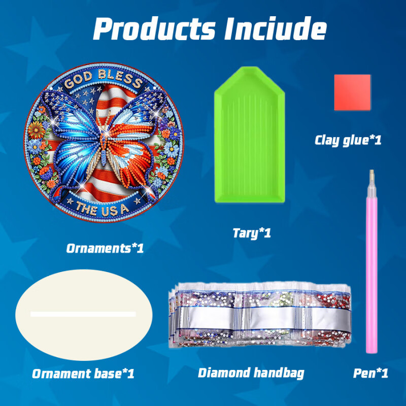 ����� 5D��ʯ��DIY�����ֹ� Բ�κ���-1 �ǿ�������20*16 33.8Ԫ