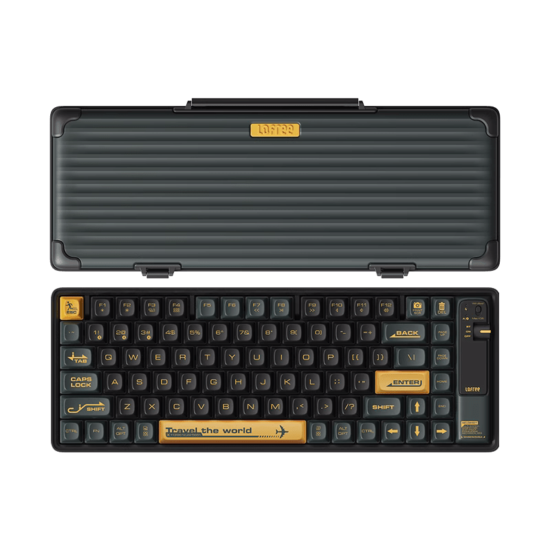 洛斐（LOFREE）洛斐小浪無(wú)線藍(lán)牙機(jī)械鍵盤茶軸84鍵電競(jìng)游戲筆記本鍵盤 小浪藍(lán)牙機(jī)械鍵盤-綠色(贈(zèng)定制貼紙2張) 官方標(biāo)配_是_茶軸
