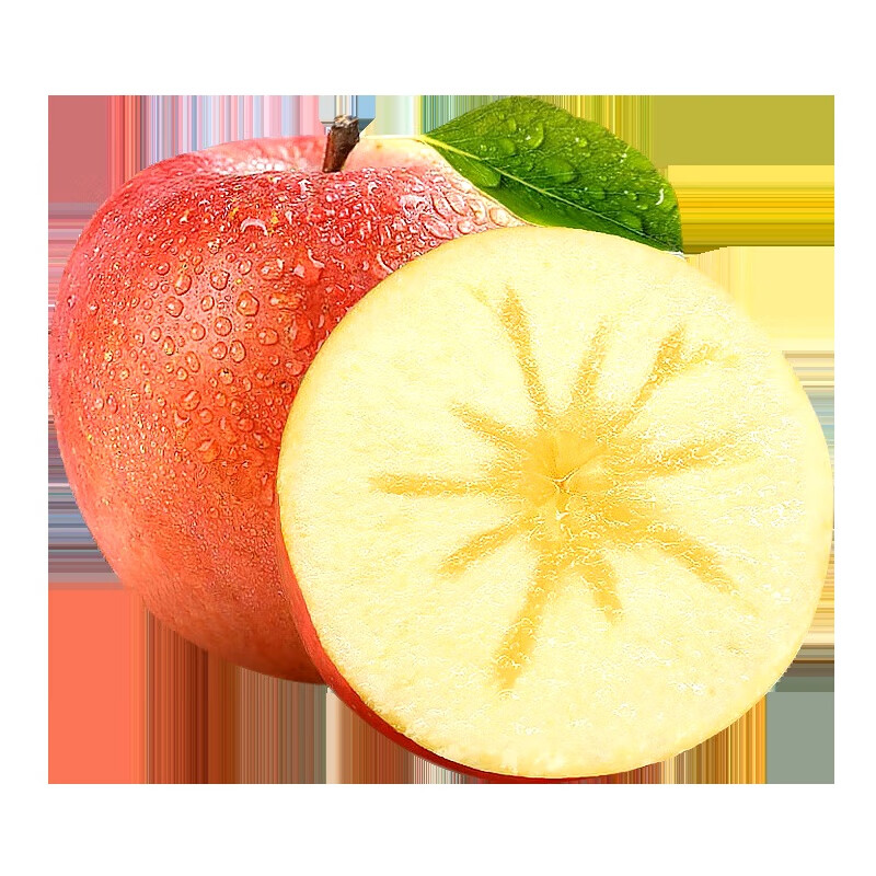 龙多鲜JD送货上门冰糖心富士苹果红富士苹果新鲜水果当季整箱现摘 整10斤  约18-24枚  净重8.5斤