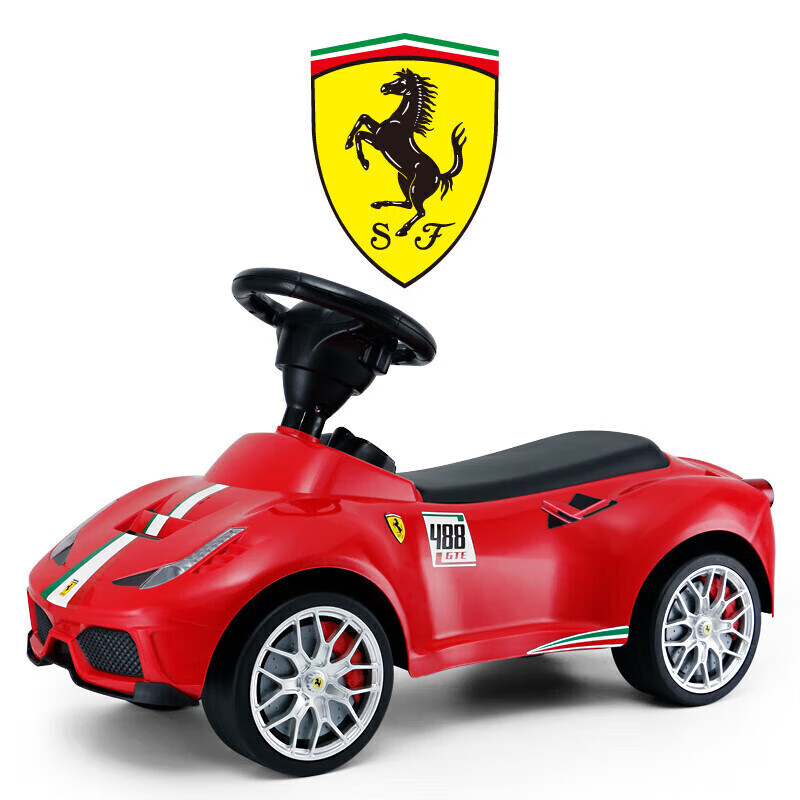 星輝(Rastar)法拉利兒童滑行車(chē)扭扭車(chē)四輪童車(chē)寶寶溜溜車(chē)學(xué)步滑步車(chē)1-4歲 紅色