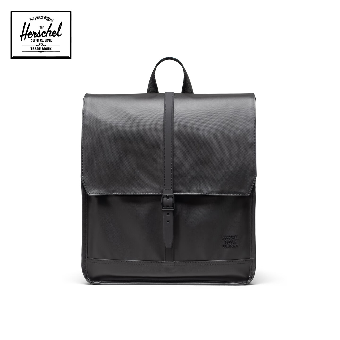 Herschel 25新品新升级防雨CITY学院风男女双肩包书包18升通勤包 经典黑 18L