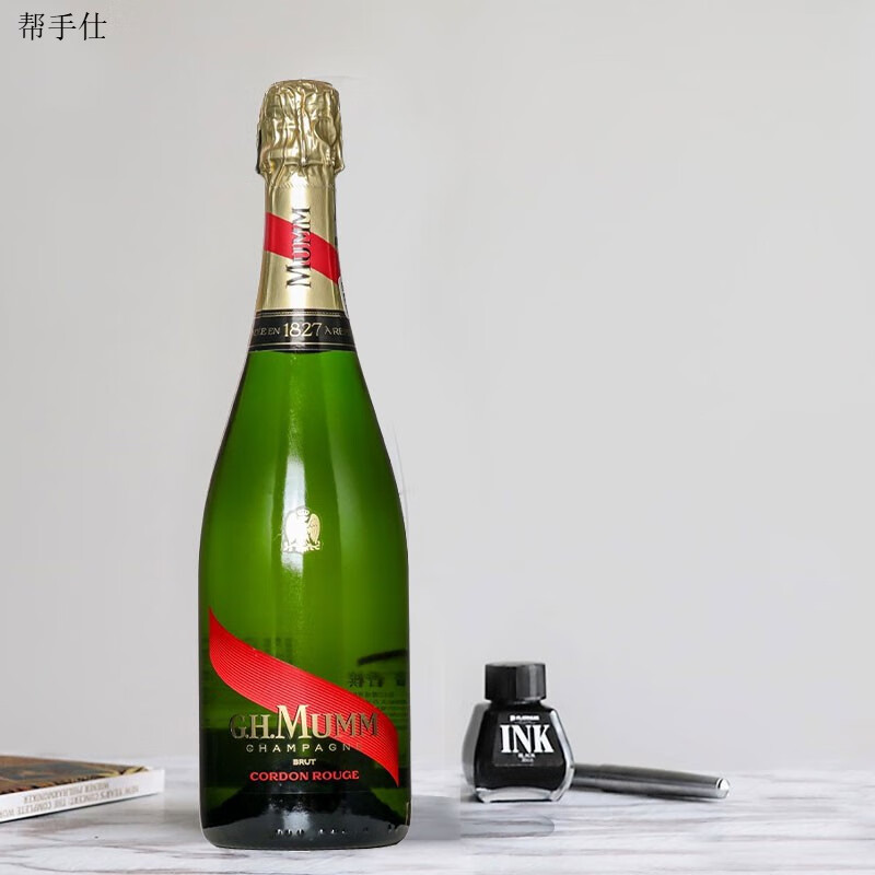 瑪姆法國進口 GHMUMM風尚版瑪姆紅帶香檳起泡酒高泡氣泡葡萄酒750ml