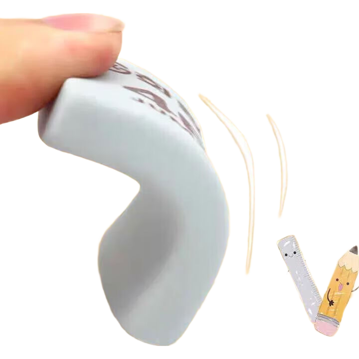 4B橡皮擦少屑不易留痕金字4B橡皮黑色韩文儿童小学生用少碎屑幼儿园美术生 黑色 【红包雨专属】10个