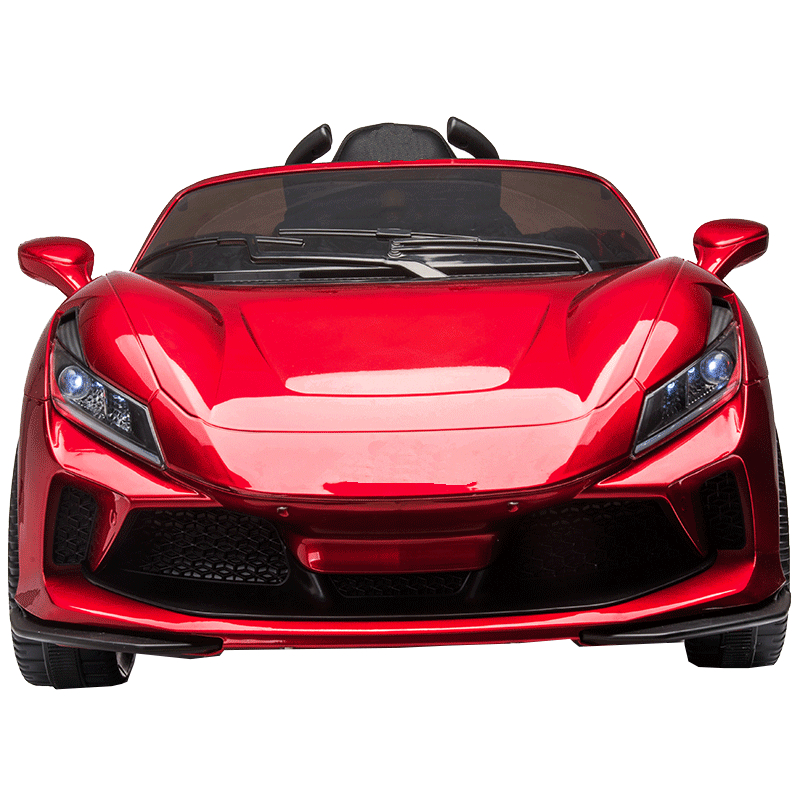 小童鞋【1.15米加長(zhǎng)版】嬰兒童電動(dòng)車四輪遙控汽車可坐人小孩寶寶玩具車 炫酷紅色 豪華四驅(qū)+皮座+軟胎