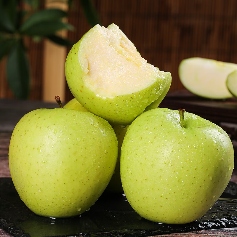 佑嘉木（BlessedWood）山东青森明月青苹果 净重4.5斤