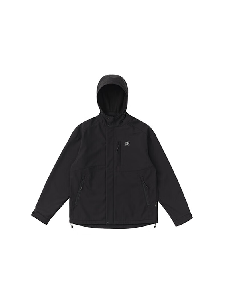 chichaqu吃茶去25秋冬户外三防防风防泼水带绒软壳连帽夹克休闲 芥黄 XL