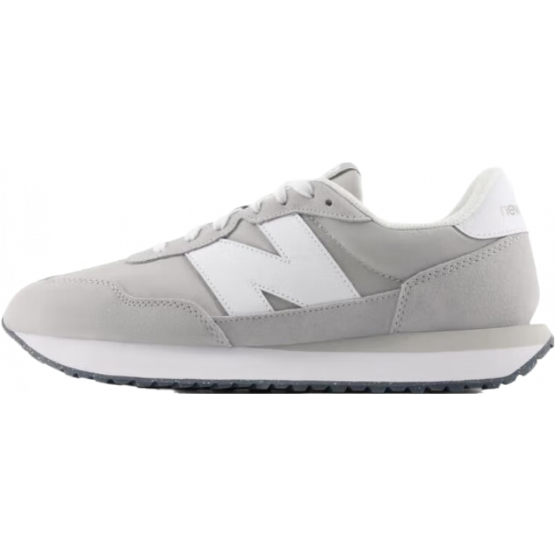 NEW BALANCE NB官方25新款男鞋女鞋复古百搭运动休闲鞋237系列 浅灰色 MS237HG 38 (脚长23.5cm)