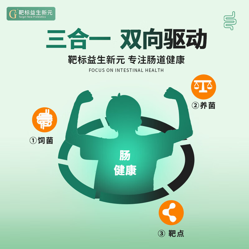 靶标G型益生新元固体饮料排便不畅营养师推荐膳食冲饮品 10盒(送5盒实发15盒)