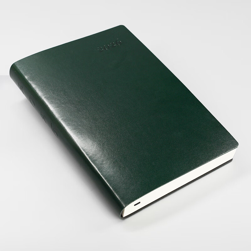 记忆印象 2026年效率手册365天A5日程本 每日计划 记事本B5每天一页计划本笔记本子文具定制logo A5永夜绿