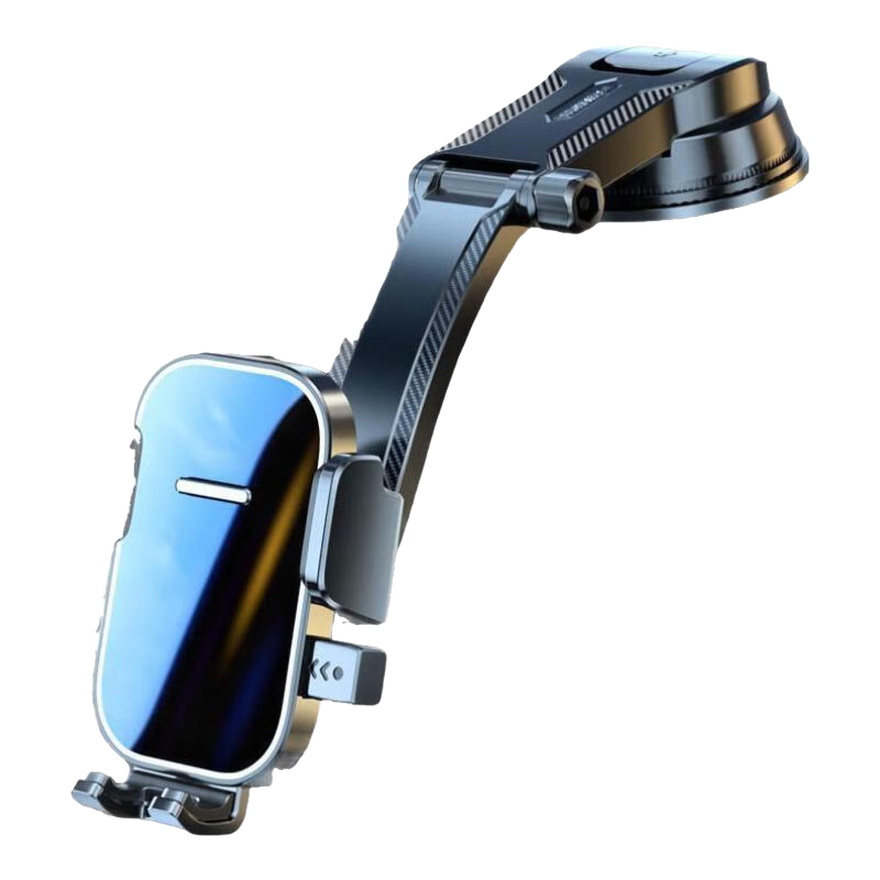 【包邮】2025新款真空滴胶吸盘磁吸手机支架多功能车载中控台防抖导航车内专用 瀑布-【方形镜面】