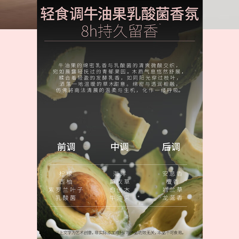 施美身体乳焕亮润肤乳液修护舒缓嫩滑男女士持久留香香体补水保湿干燥 牛油果乳酸菌香368ml