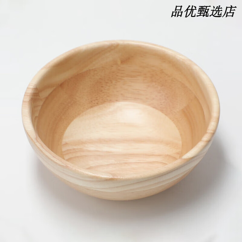 NITORI宜得利家居简约家用木碗日式饭碗ins风网红款和尚碗色拉碗 12cm