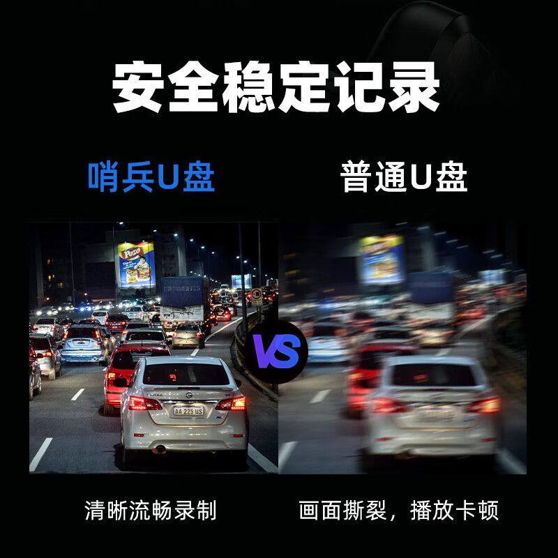 朝上哨兵模式行车记录仪U盘适用零跑/深蓝/领克/吉利银河/360/特斯拉汽车车载通用usb高速FAT32优盘 哨兵模式专用U盘type-c接口【C350】 512GB 【行车记录仪专用U盘】