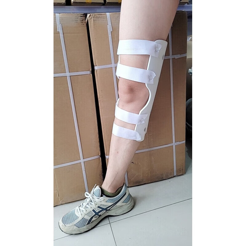 通用膝关节固定支具髌骨膝盖护具护膝扭伤半月板代石膏 S码左腿- S码 S码左腿适合身高1.551.65cm