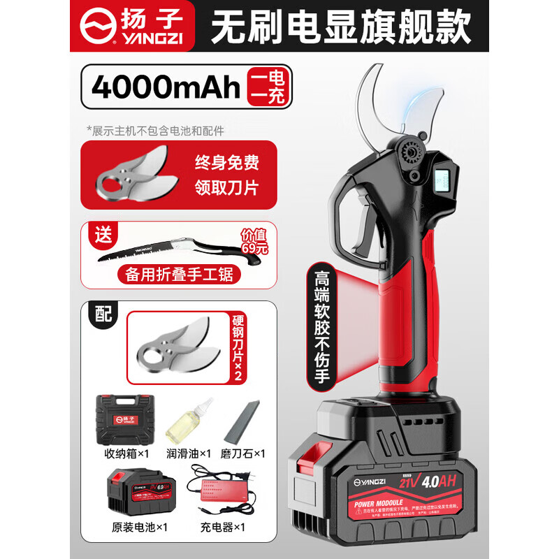 ���ڲ��������ӵ綯����������֦ר�ü������ʽ��֦��������﮵����֦���� ��ˢ�����콢�4000mAh��һ�� 179.1Ԫ(������)