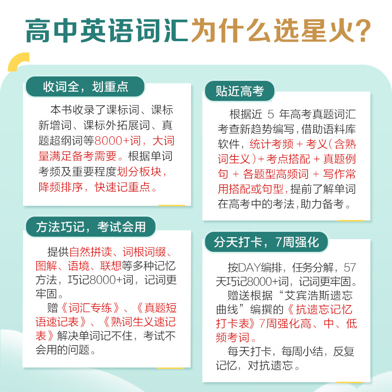 星火英语高中英语词汇3500高考英语词汇单词书乱序版2026新高考英语词汇必背3500词课标大纲随身速记词典高一二三教辅资料记背高频词 高中英语词汇乱序版【赠学练测小程序+词汇练习册】