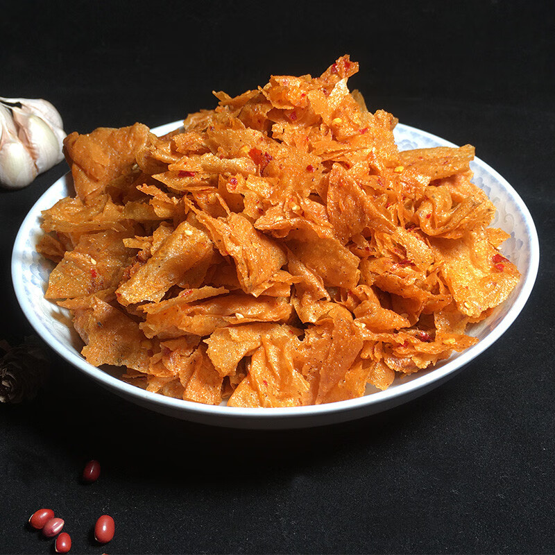 湖南特产茉莉村安乡佬散装现做香辣脆麻辣肉软麻辣肉豆制品 200克散装