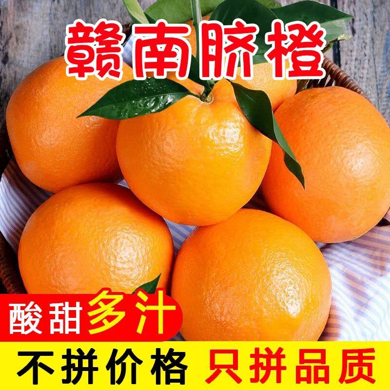 鲁韵忆乡江西赣南脐橙子特产正宗手剥冰糖甜橙当季水果 净重4.5斤 单果60-75mm