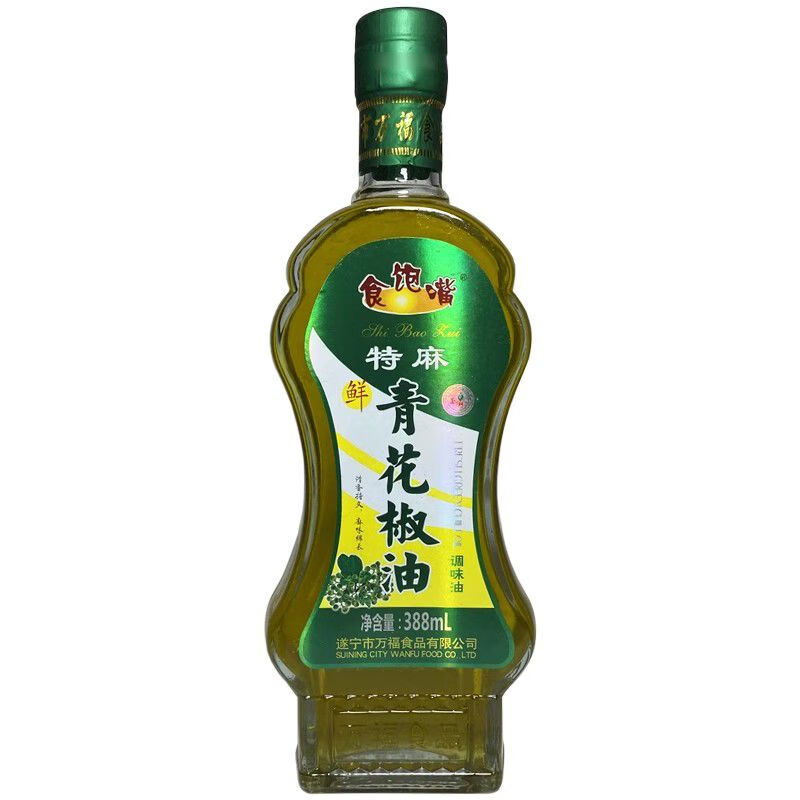 幺麻子食饱嘴特麻青花椒油388ml四川麻香鲜青花椒凉菜麻辣烫冒菜 388ml青花椒油1瓶