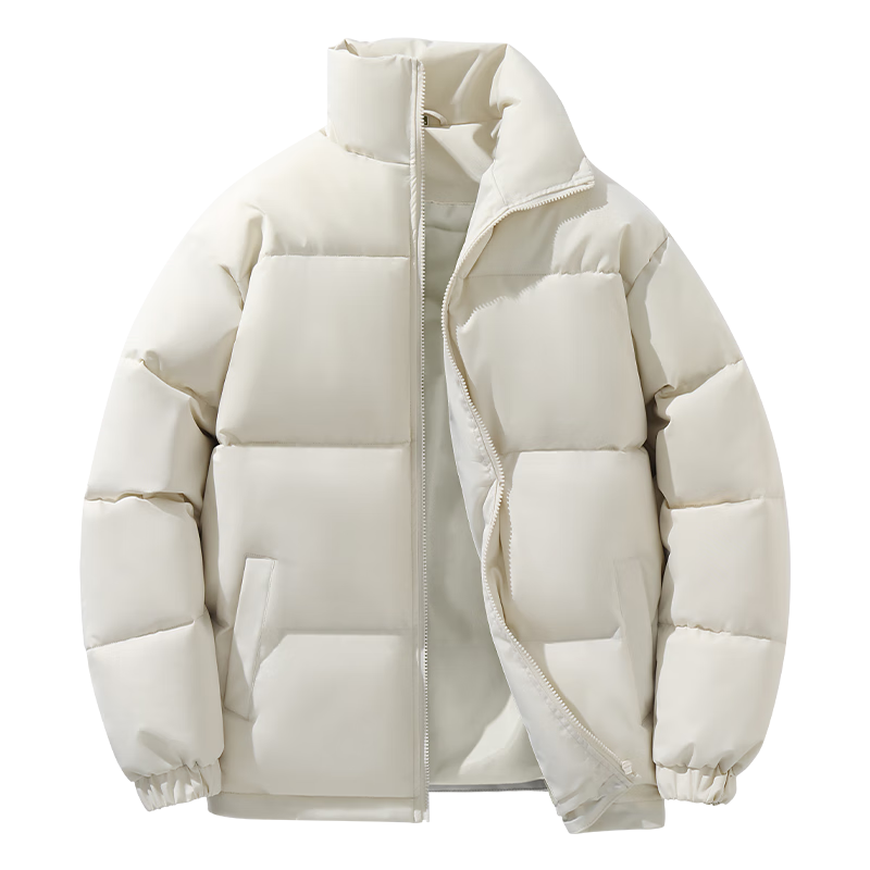 真维斯（Jeanswest）冬季棉服加厚保暖休闲立领款青少年面包服袄子防风纯色棉衣外套 深灰#ZS纯色 4XL